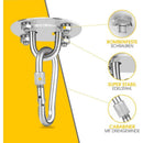 Stainless Steel Ceiling Hook Heavy Duty Support for Hammock Chair Punching Bag, 400 kg