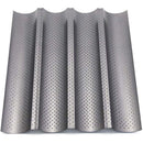 Perforated Non Stick Baguette Baking Tray Mold for 4 Baguettes
