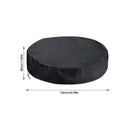 Round Waterproof Swimming Pool Spa Protective Cover, 162 x 30 cm