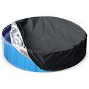 Round Waterproof Swimming Pool Spa Protective Cover, 162 x 30 cm