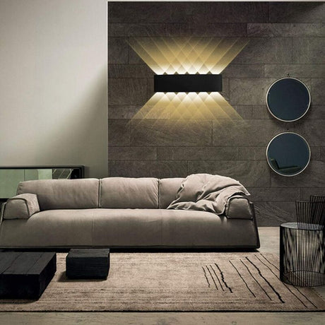 12W Warm White LED Wall Light Waterproof Up Down Aluminum Wall Lamp Indoor Outdoor