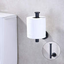 Black SUS304 Stainless Steel Wall Mounted Toilet Paper Holder for Bathroom