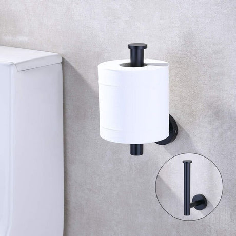 Black SUS304 Stainless Steel Wall Mounted Toilet Paper Holder for Bathroom