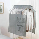 Gray Universal Dustproof Clothing Cover, 90 x 110 cm