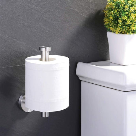 SUS304 Stainless Steel Wall Mounted Toilet Paper Holder Bathroom Polished Finish A2175S12