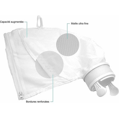 1 Pcs Silt Bag Compatible with Polaris 280 and 480 Robotic Pool Cleaner GU.B