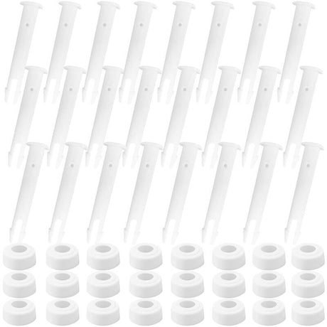 24 Pcs Plastic Swimming Pool Frame Joint Replacement Pins