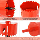 HSS Bi Metal Hole Saw with Drill Bit and Shank for Wood and Metal, 90 mm