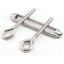 10 Pcs M4 Stainless Steel Hook and Eye Turnbuckle Wire Rope Hardware Kit