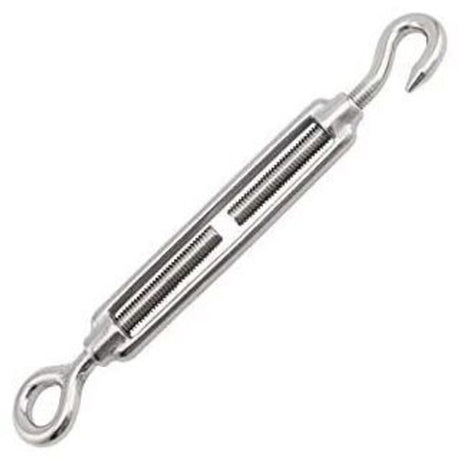 10 Pcs M4 Stainless Steel Hook and Eye Turnbuckle Wire Rope Hardware Kit