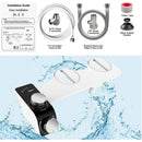 Electric Bidet Toilet Seat Attachment with Dual Self Cleaning Water Nozzles
