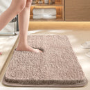 Ultra-soft and absorbent bathroom mat | 3.5cm thick, antibacterial and non-slip TPR material, machine washable, quick-drying, suitable for showers, bathtubs and entryways (white,19.69*31.5in)