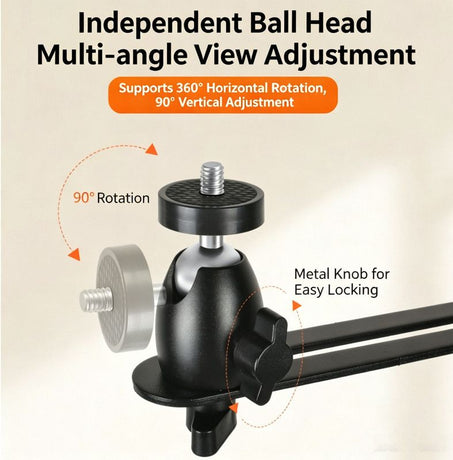 Hidden No-Drill Projector Stand, Sofa Bed Gap Floor Projector Mount with Adjustable Height, for Bedroom Home Theater