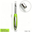 Stainless Steel Apple Corer and Fruit Cutter Tool, Manual Apple Slicer and Seed Remover