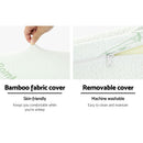 Memory Foam Neck Roll Pillow with Bamboo Cover, Cervical Support Bolster Cushion