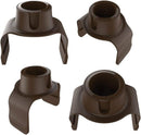 Couch Coaster Drink Holder for Sofa Armrest and Lounger, Spill-Resistant Cup Holder, Mocha Brown