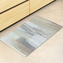 Non-Slip PVC Kitchen Floor Mat 45 x 75 cm, Waterproof Rug, Abstract Marble Pattern