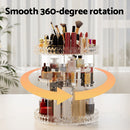 Rotating Acrylic Makeup Organizer, Cosmetic Storage Display Holder