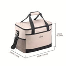 Portable Insulated Cooler Bag for Camping and Picnics, Durable Thermal Storage Tote, Blue