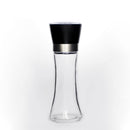 180 ml Glass Salt and Pepper Grinder, 18 cm Manual Mill with Adjustable Ceramic Core