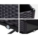 Raised Garden Bed Planter Box 40 x 40 x 23 cm, PP Growing Container for Herbs and Vegetables