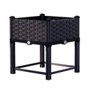 Raised Garden Bed Planter Box 40 x 40 x 23 cm, PP Growing Container for Herbs and Vegetables