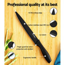 7-Piece Kitchen Knife Set with Sharpener, Stainless Steel Non-Stick Blades