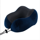 U-Shaped Travel Memory Foam Pillow, Rebound Neck Support Headrest for Sleeping