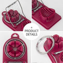 Egg Cutter Kitchen Tool, Manual Slicer for Hard-Boiled Eggs