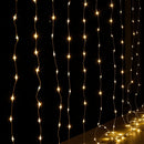 30 m Curtain String Lights, 300 LED Christmas Fairy Lights, Warm White