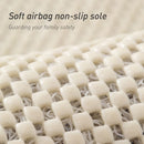 Quick-Dry Non-Slip Bathroom Mat 40 x 60 cm, Soft Loofah-Style Shower Rug, Gray