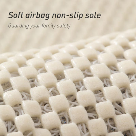 Quick-Dry Non-Slip Bathroom Mat 40 x 60 cm, Soft Loofah-Style Shower Rug, Gray