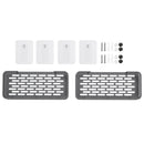 2 Pack Bathroom Wall Shelf Storage Racks, 30 x 13 x 5 cm, Black