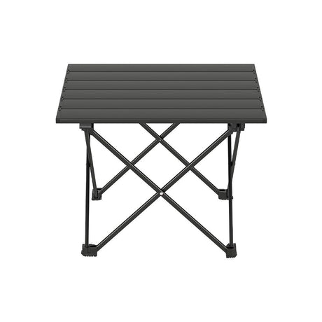 Folding Camping Table 40 cm, Roll-Up Aluminum Picnic BBQ Outdoor Table