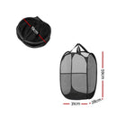2 Pack Foldable Laundry Basket Hampers, Black