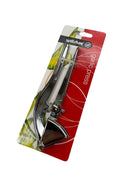 2-in-1 Garlic Press and Cherry Olive Pitter, Heavy Duty Stainless Steel Kitchen Tool