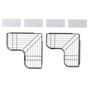 2 Pack Bathroom Corner Shelf Storage Racks