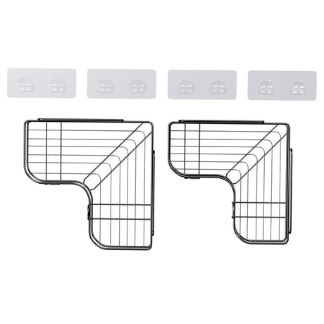 2 Pack Bathroom Corner Shelf Storage Racks