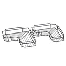 2 Pack Bathroom Corner Shelf Storage Racks