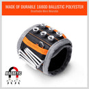 2 Pack Magnetic Wristbands, Tool Holder Strap for Screws, Bolts and Nails