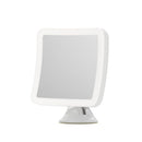 10X Magnifying Makeup Mirror with LED Light, Rotating Cordless Suction Cup Mirror