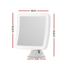 10X Magnifying Makeup Mirror with LED Light, Rotating Cordless Suction Cup Mirror