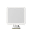 10X Magnifying Makeup Mirror with LED Light, Rotating Cordless Suction Cup Mirror