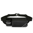 Water-Resistant Running Waist Pack with Bottle Holder, Adjustable Fitness Belt