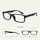 Black Reading Glasses 4-pack Value Designer Style Men Women(+1.00)