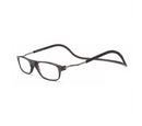 Smart Reading Glasses with Magnet Brown +3