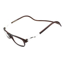 Smart Reading Glasses with Magnet Black +2.0