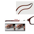 Smart Reading Glasses with Magnet Black +3.5