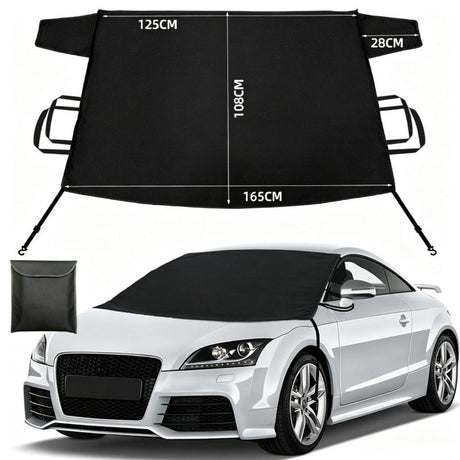 600D Snow Fropcs Windshield Cover  165x108cm windproof Fropcs Protection compatible with Cars  SUVs