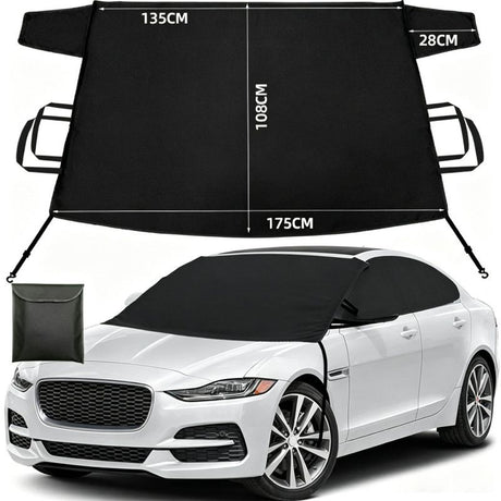600D Snow Fropcs Windshield Cover  175x108cm windproof Fropcs Protection compatible with Cars  SUVs